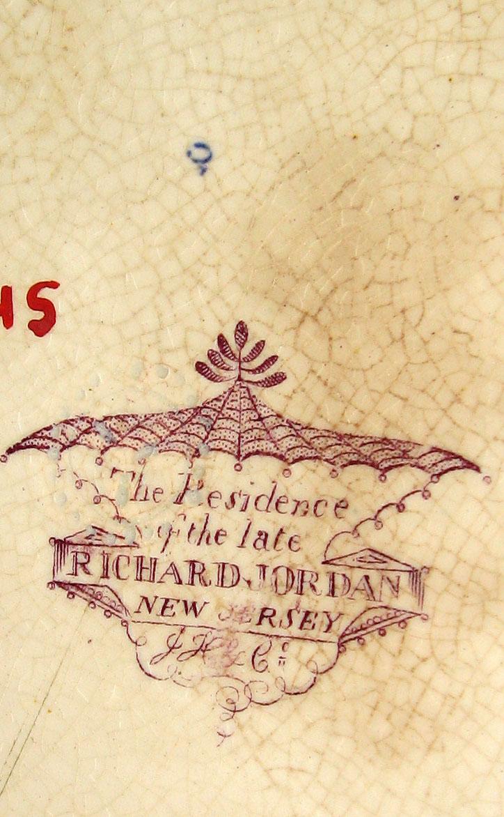 1966.0821 Richard Jordan soup plate (mark)