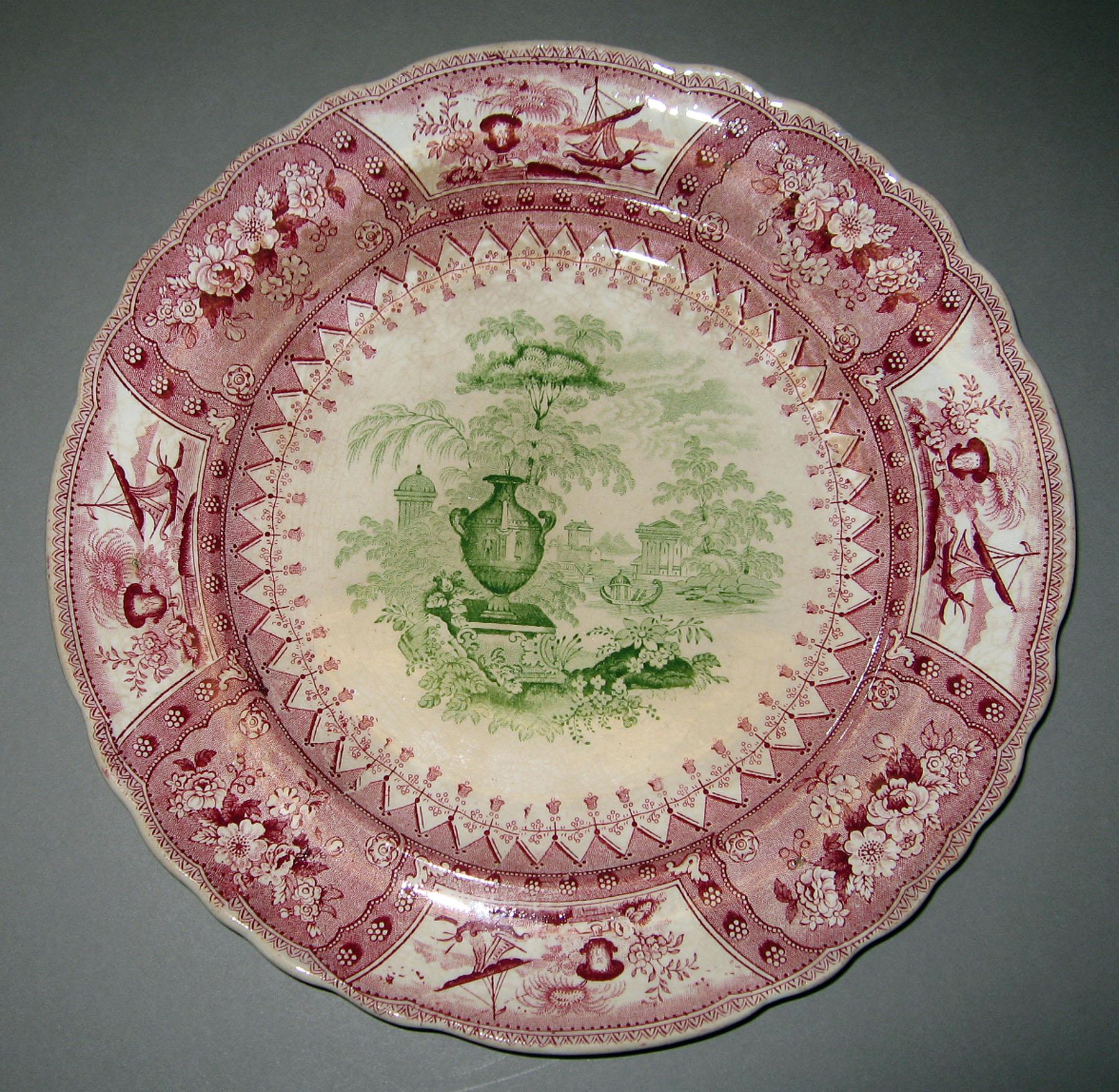 1966.0832 Earthenware plate