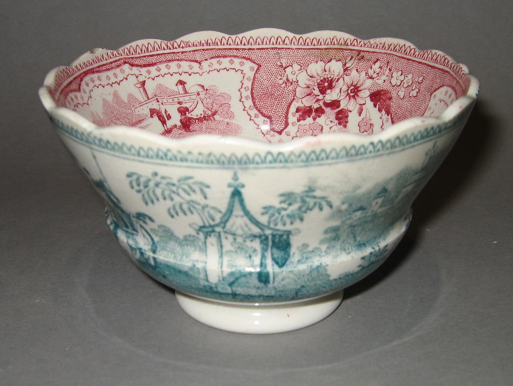 1966.0858.001 Palestine transfer-printed pattern cup