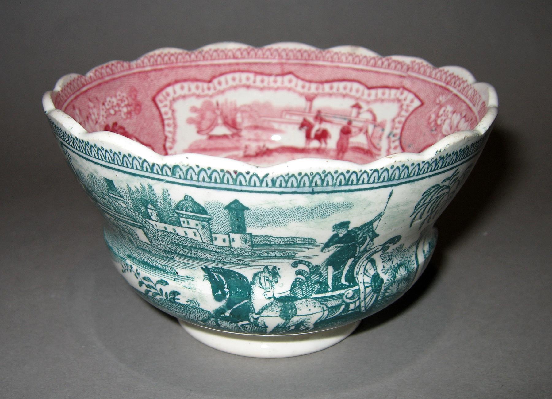 1966.0858.002 Palestine pattern transfer-printed cup