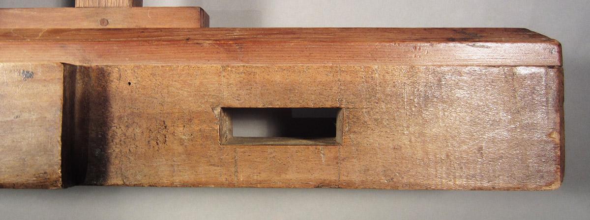 1957.0026.080 A, B, Gate saw, leg detail