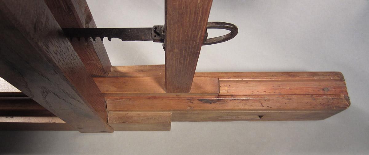 1957.0026.080 A, B, Gate saw, runner detail
