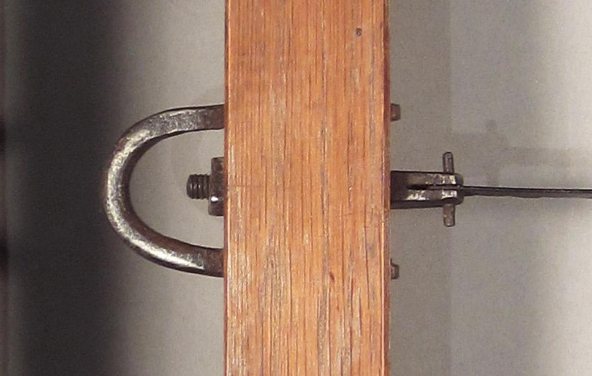 1957.0026.080 A, B, Gate saw, attachment detail