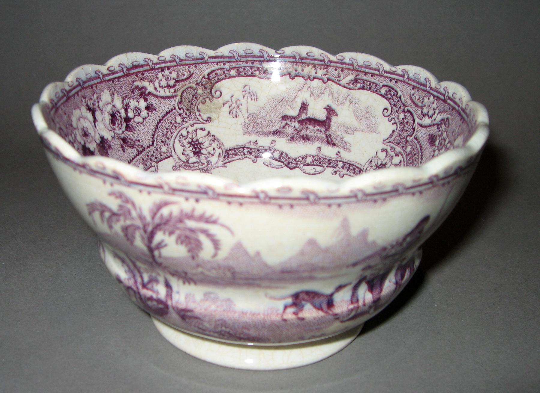 1966.0867.003 Columbus pattern transfer printed cup