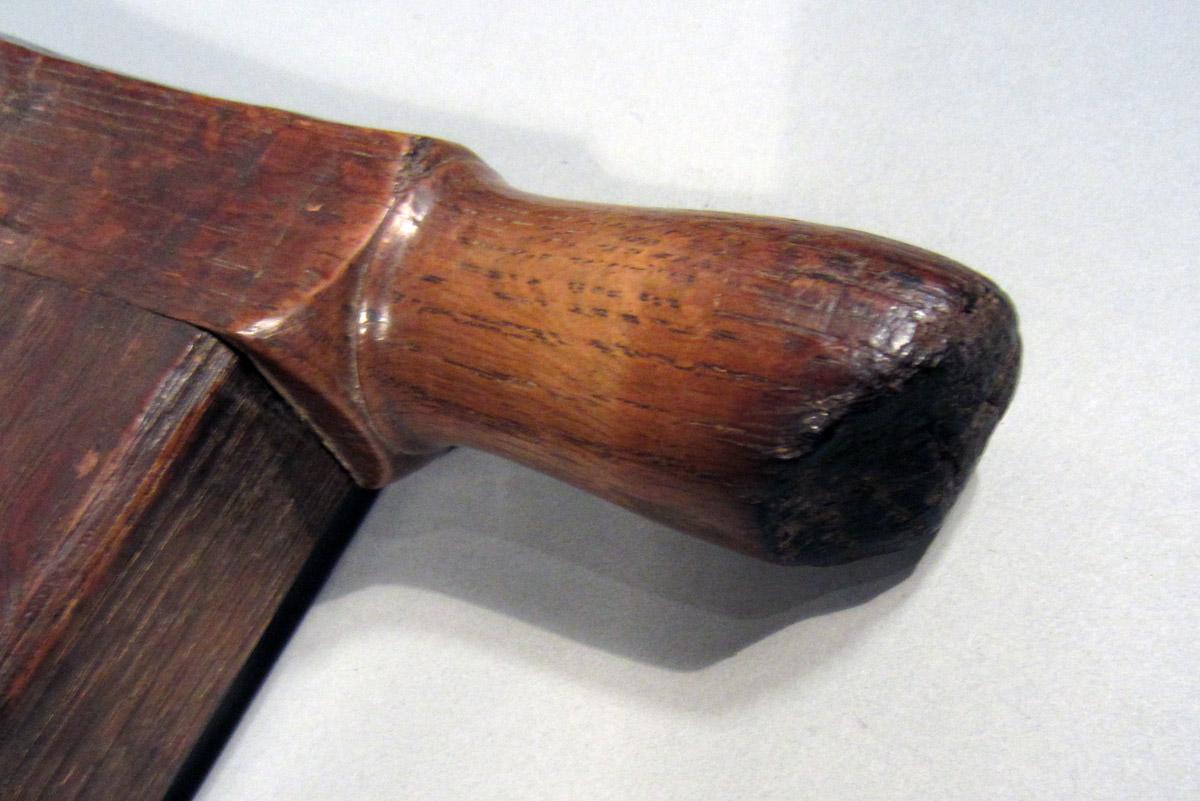 1957.0026.081 Frame saw, Handle damage