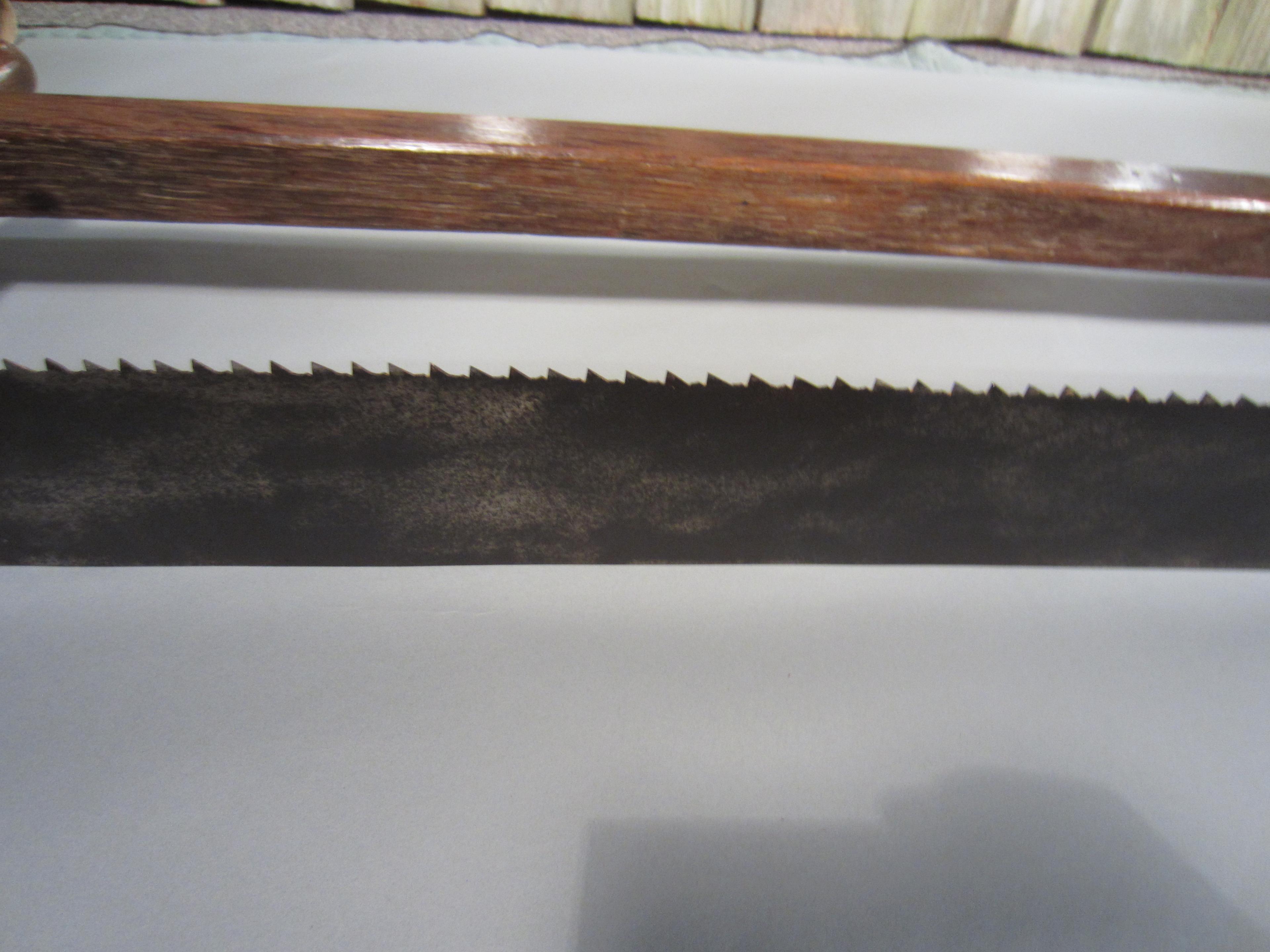 1957.0026.081 Frame saw, Blade detail