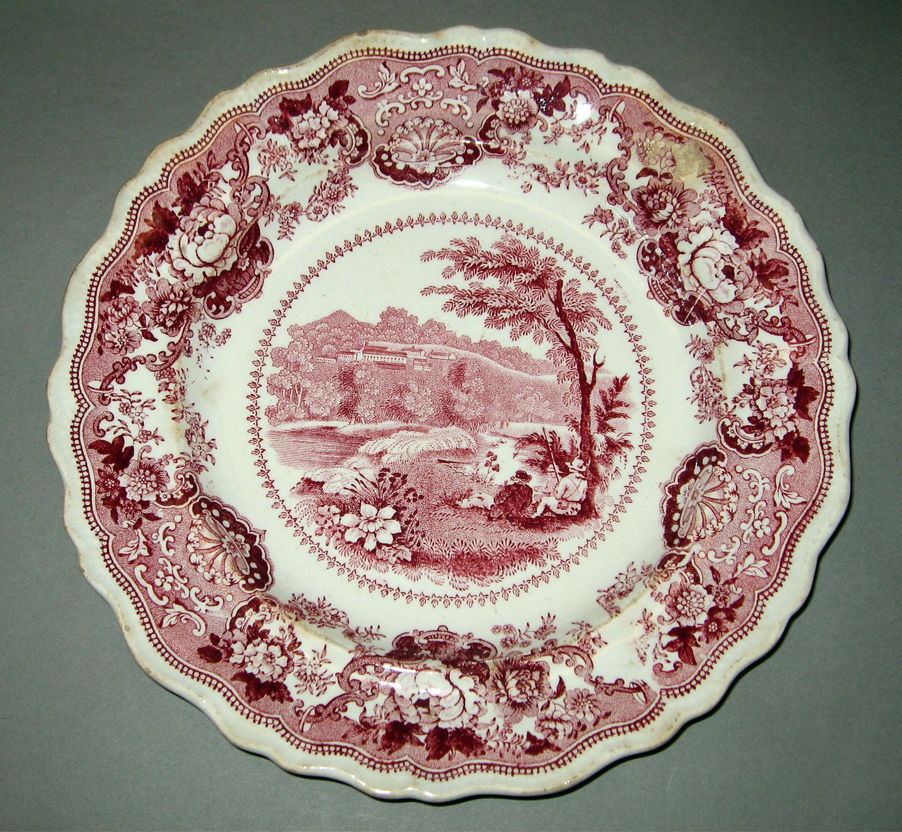 1966.0876.007 Earthenware plate