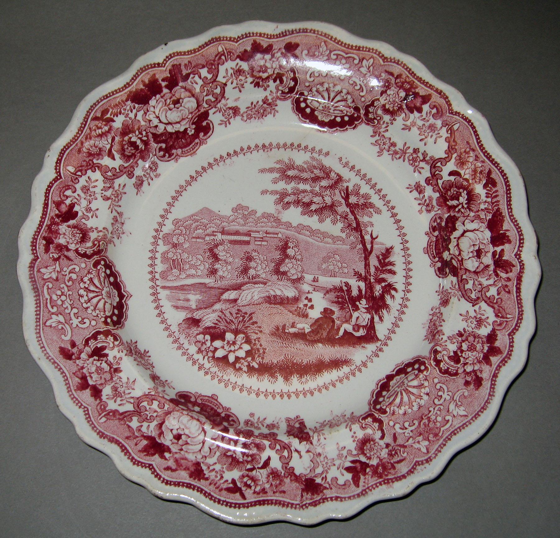 1966.0876.009 Earthenware plate