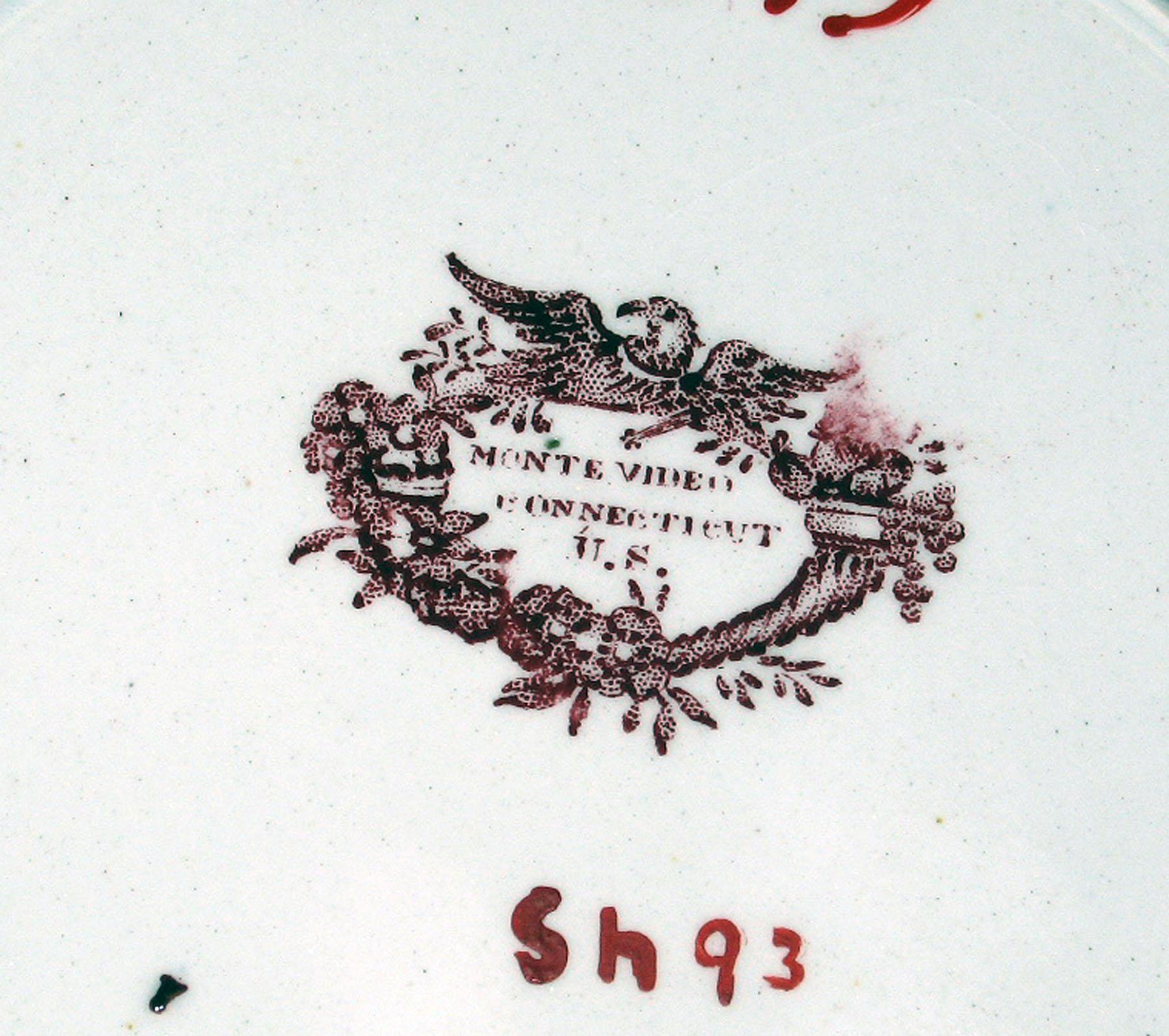 1966.0879 Adams earthenware plate (mark)