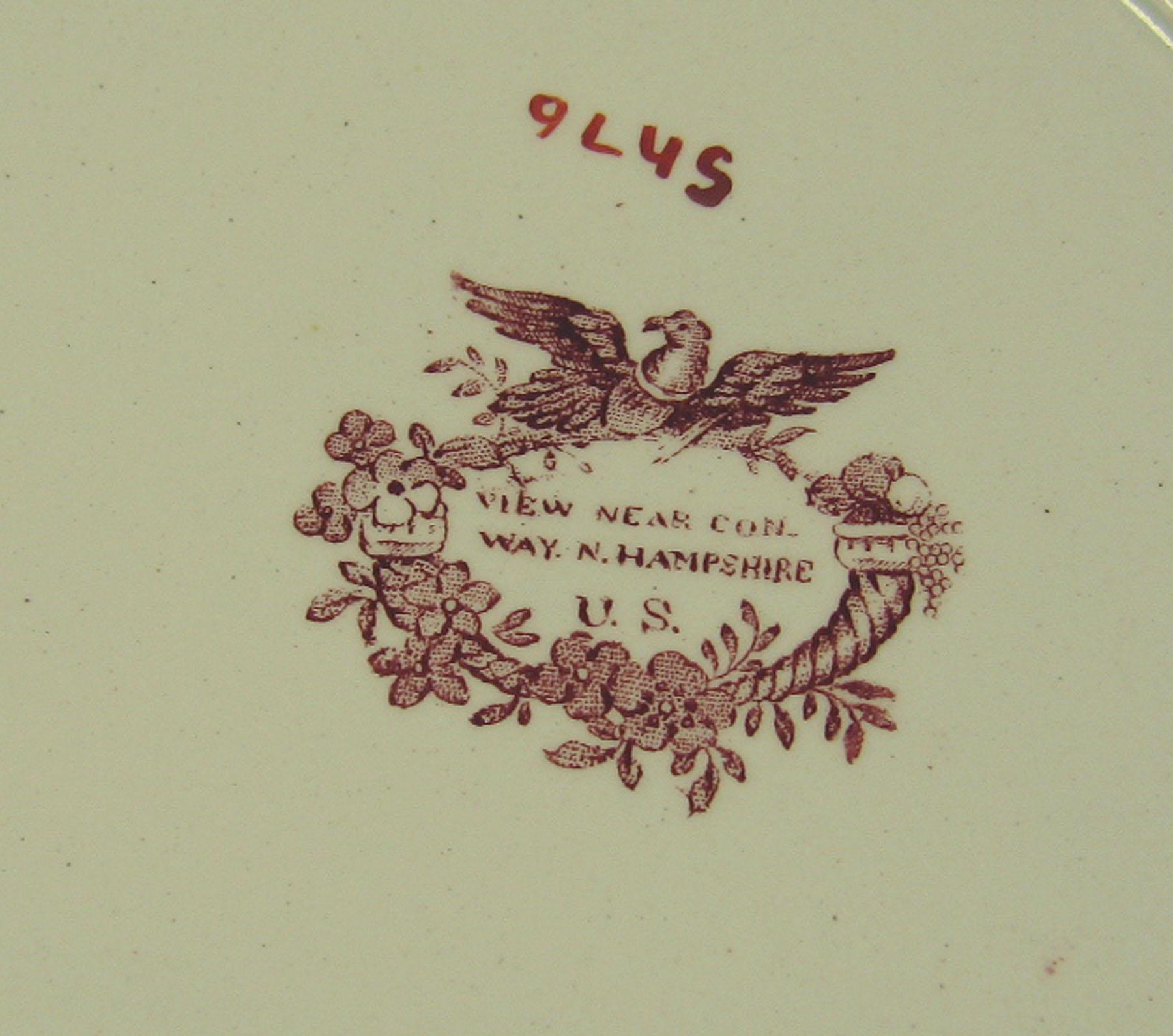 1966.0880.001 Adams earthenware plate, detail