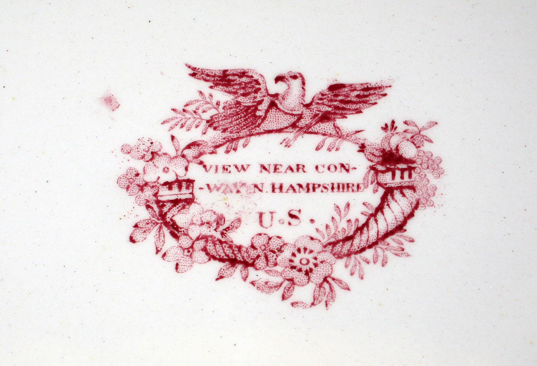 1966.0880.004 Adams earthenware plate, detail