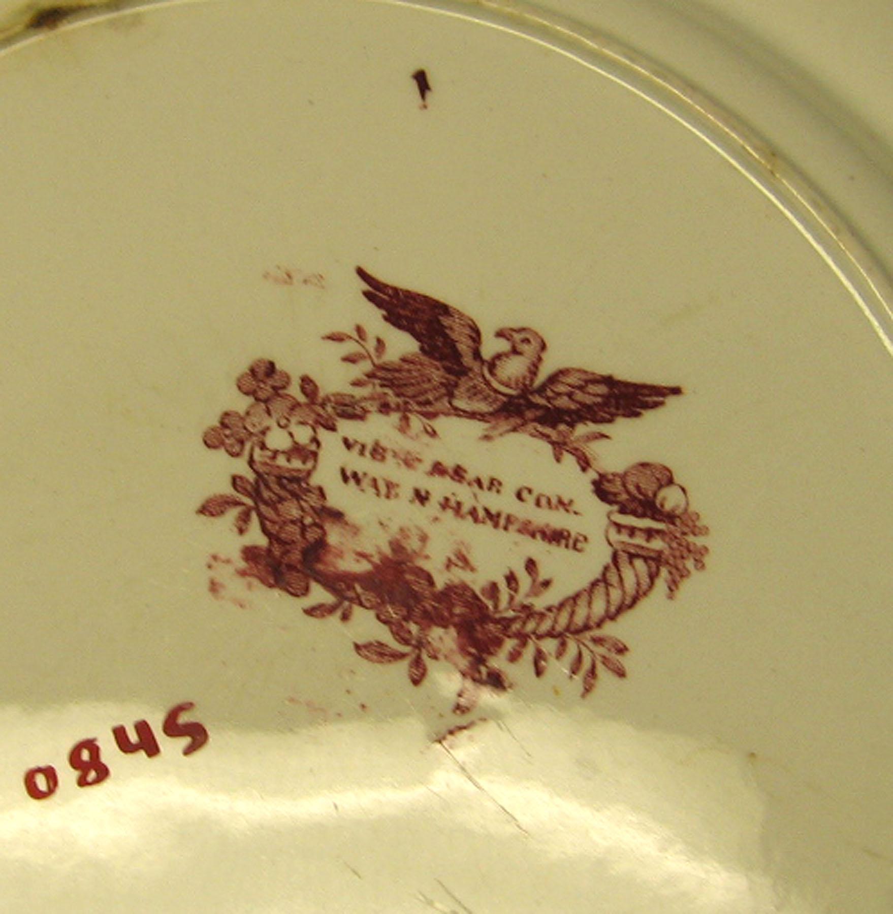 1966.0880.005 Adams earthenware plate, detail