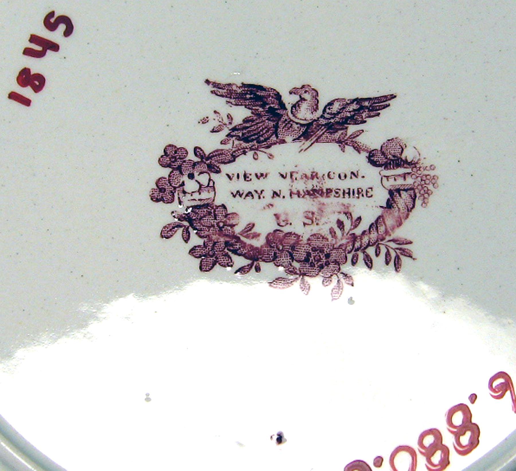 1966.0880.006 Adams earthenware plate, detail