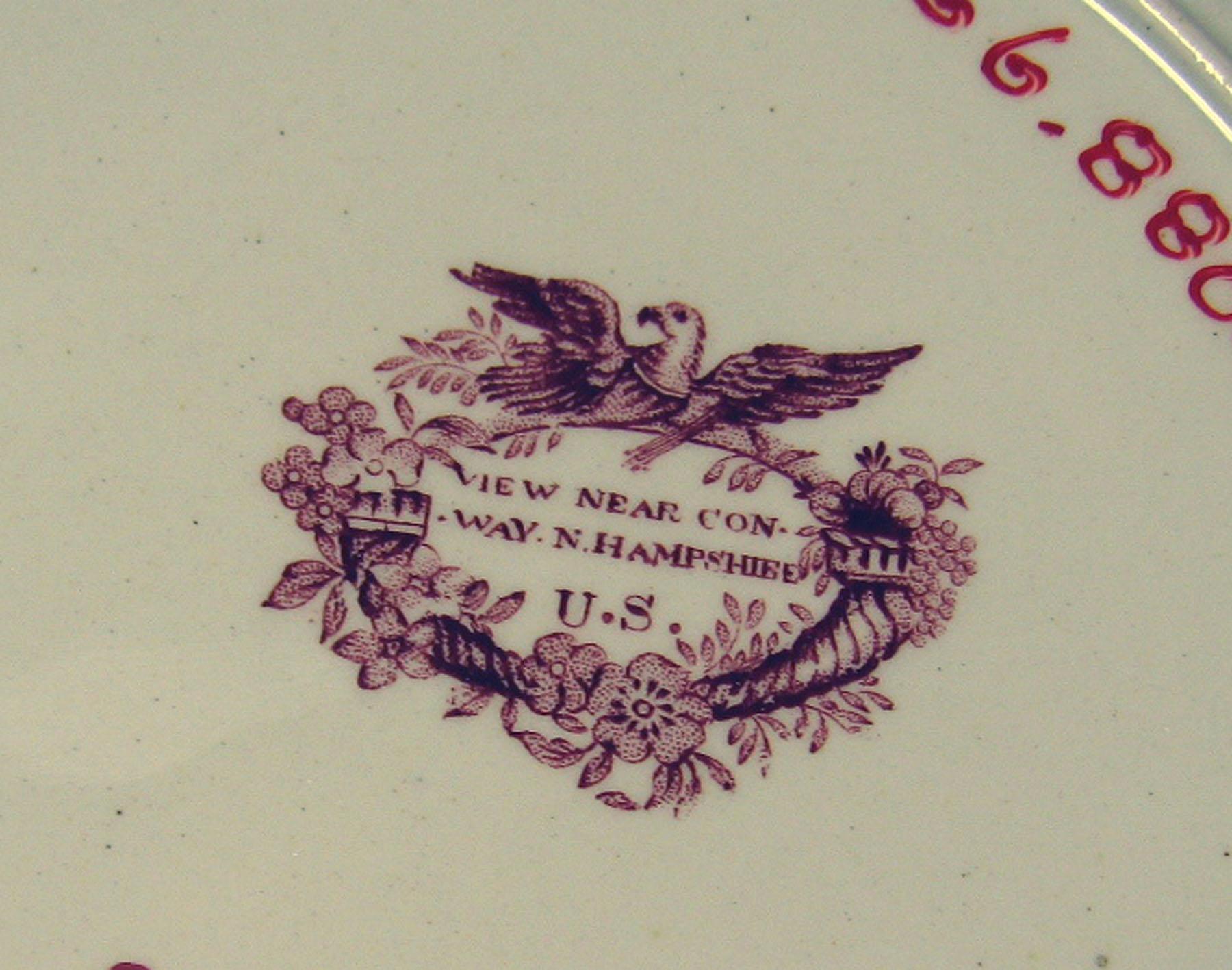 1966.0880.011 Adams earthenware plate, detail