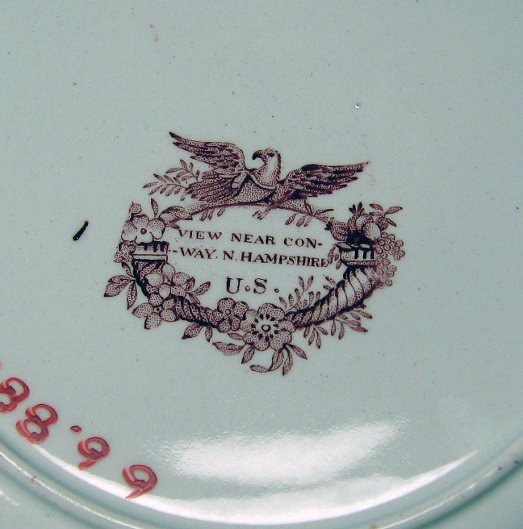1966.0880.012 Adams earthenware plate, detail