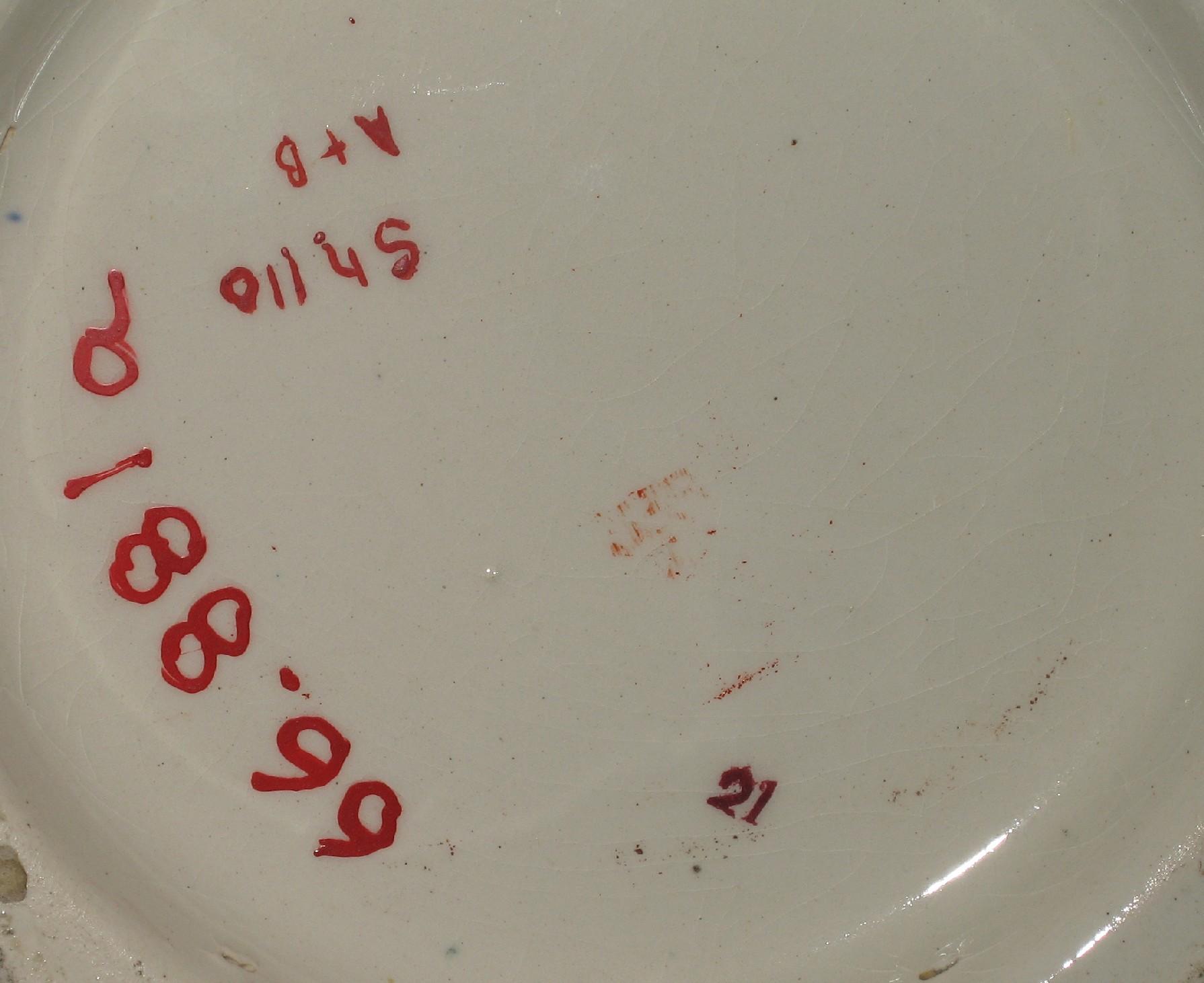 1966.0881 A, B Coffeepot (mark)