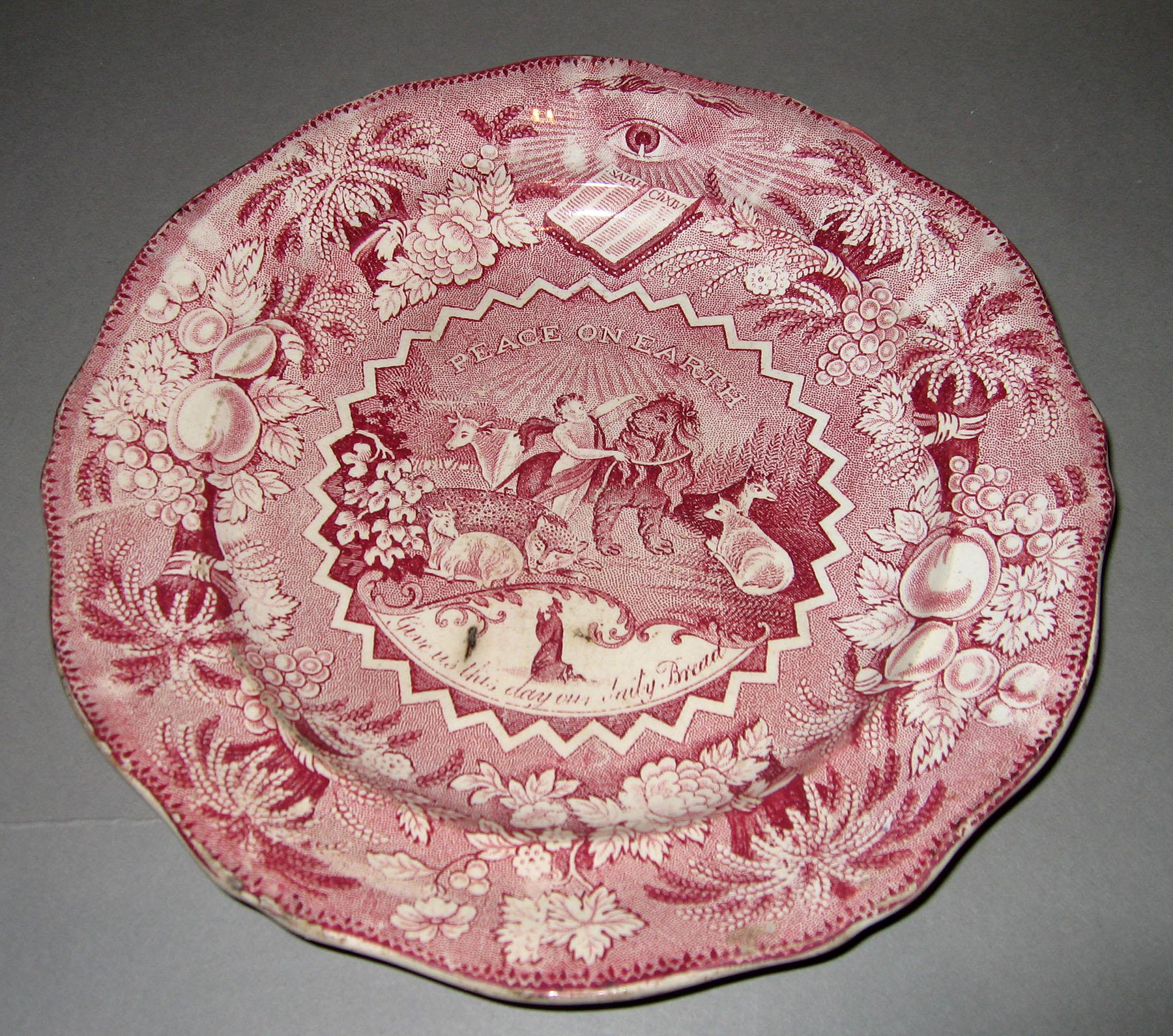 1966.0887 Millenium transfer printed plate