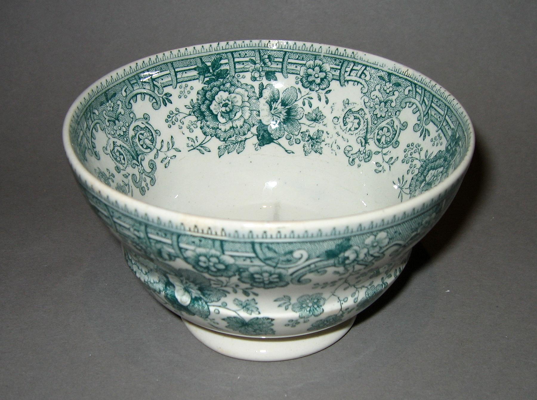 1966.0897 Tyrolean pattern transfer-printed cup