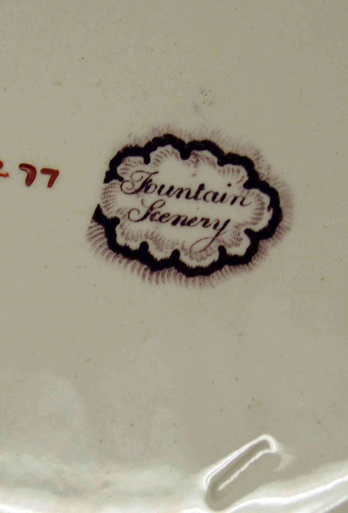 1966.0903.001 Adams earthenware plate, detail