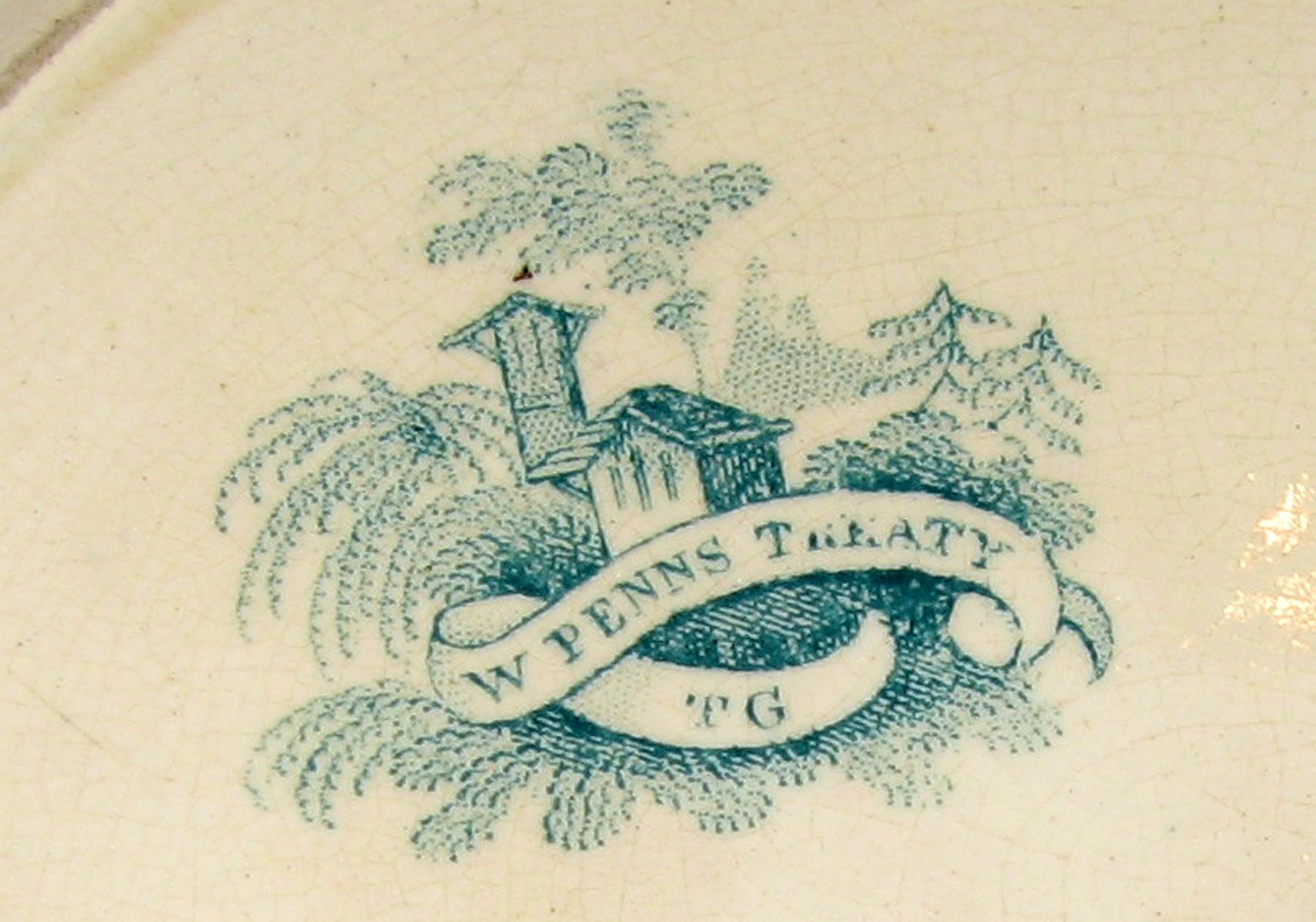 1966.0907 W Penns Treaty transfer printed mark