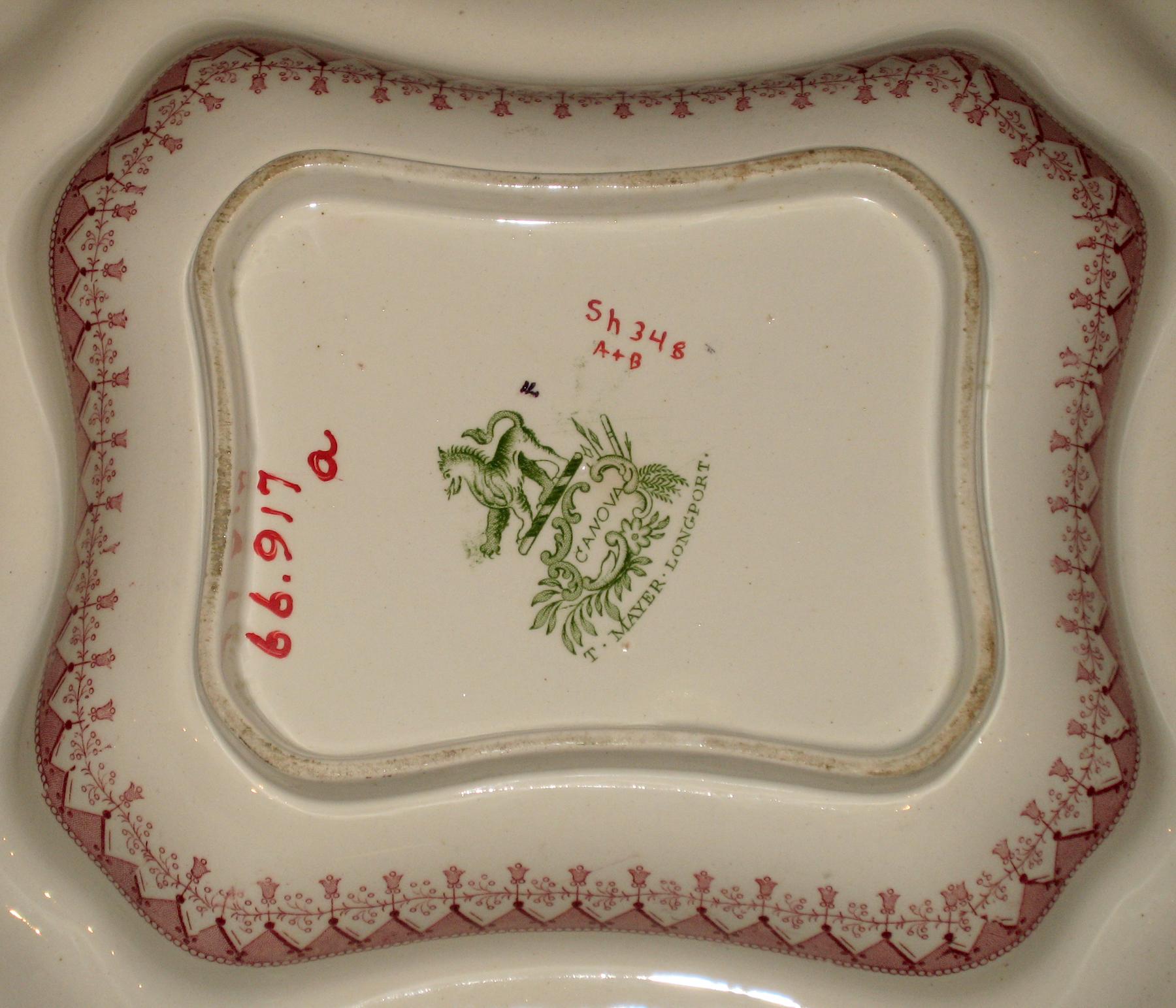 1966.0917 A, B Dish (detail)