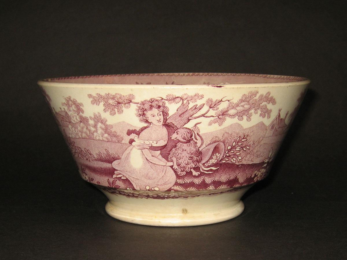 1966.0926 Transfer-printed earthenware bowl