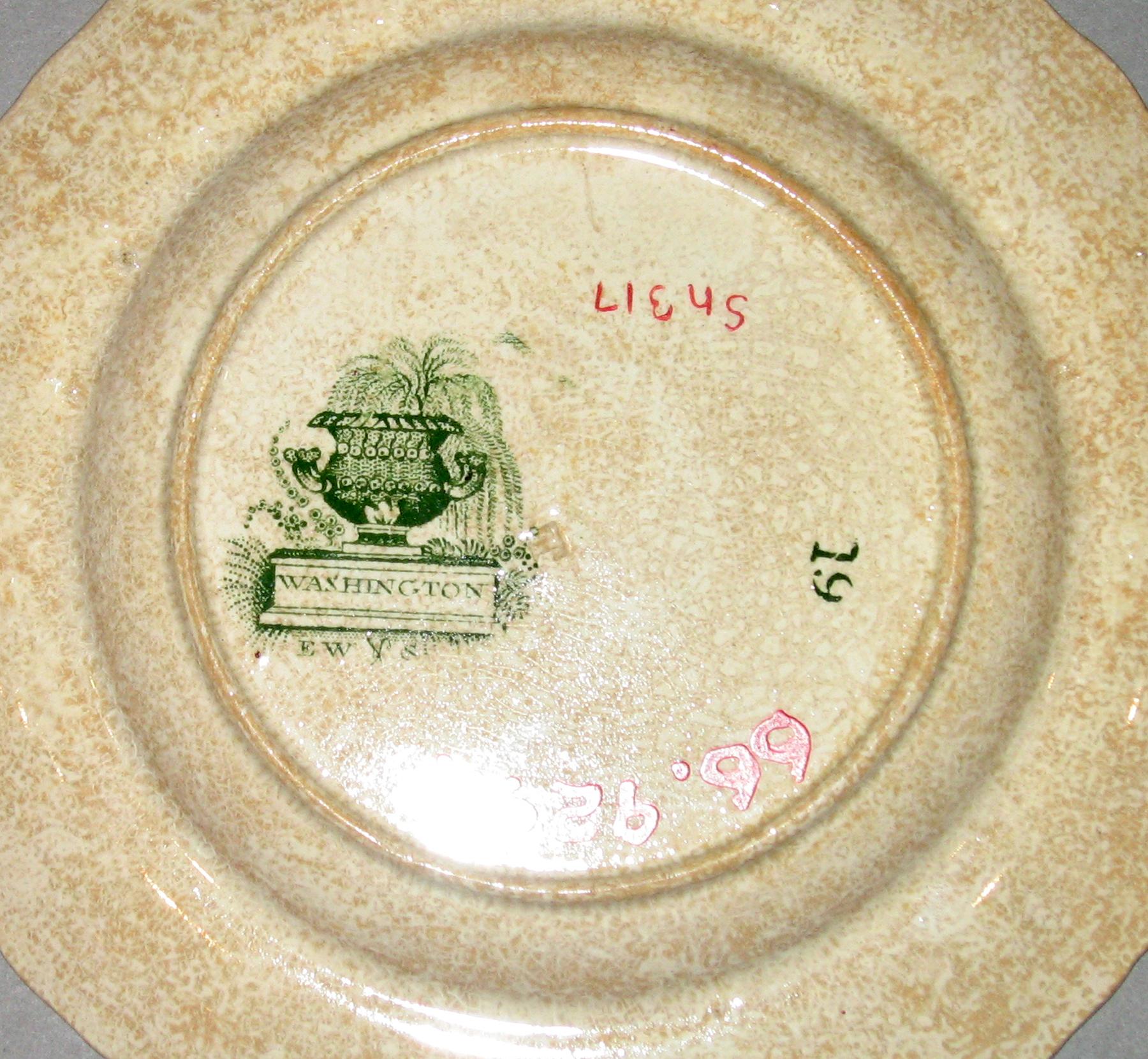 1966.0929.001 Plate (mark)