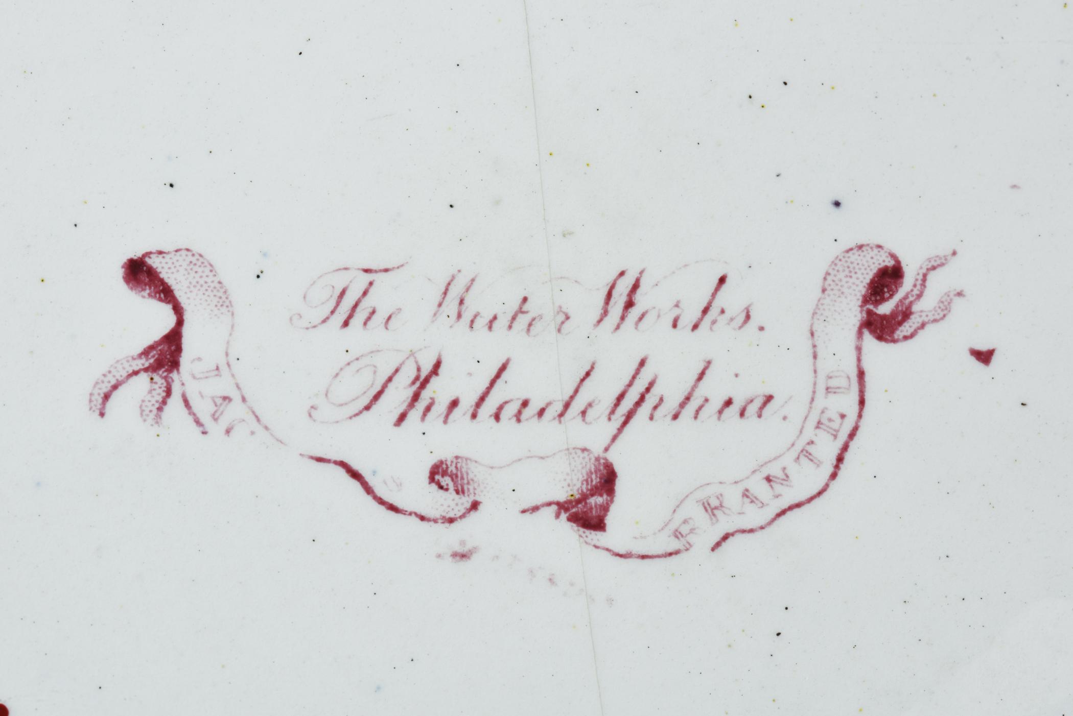 1966.0941 Plate, reverse, detail 1