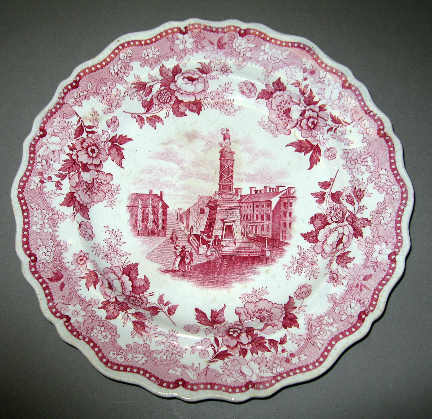 1966.0944 Jackson earthenware plate