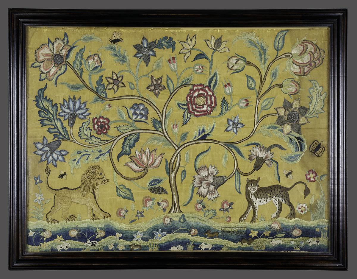 1966.0978 Needlework Picture and Frame