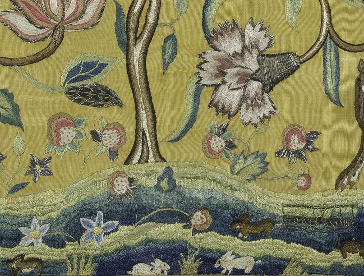 1966.0978 Silkwork Picture, Detail 9