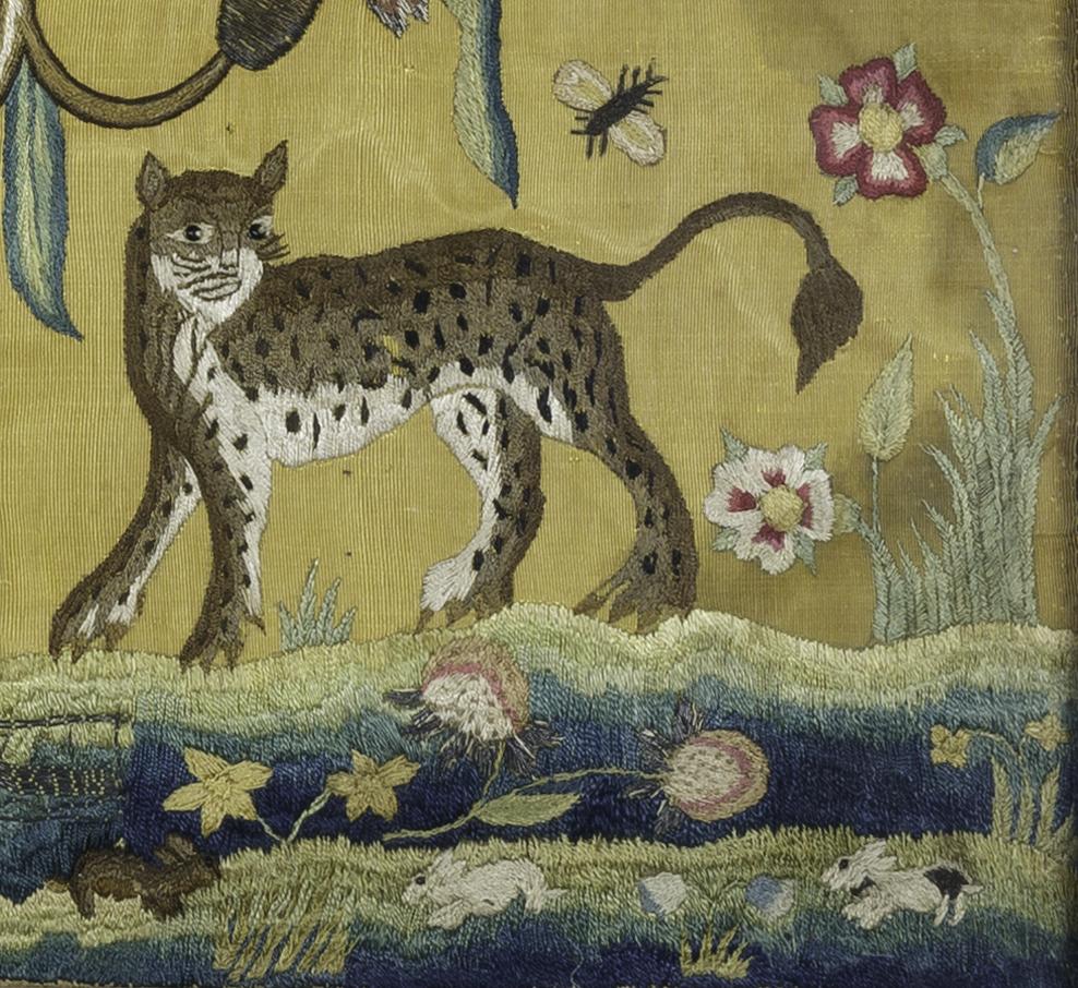 1966.0978 Silkwork Picture, Detail 10