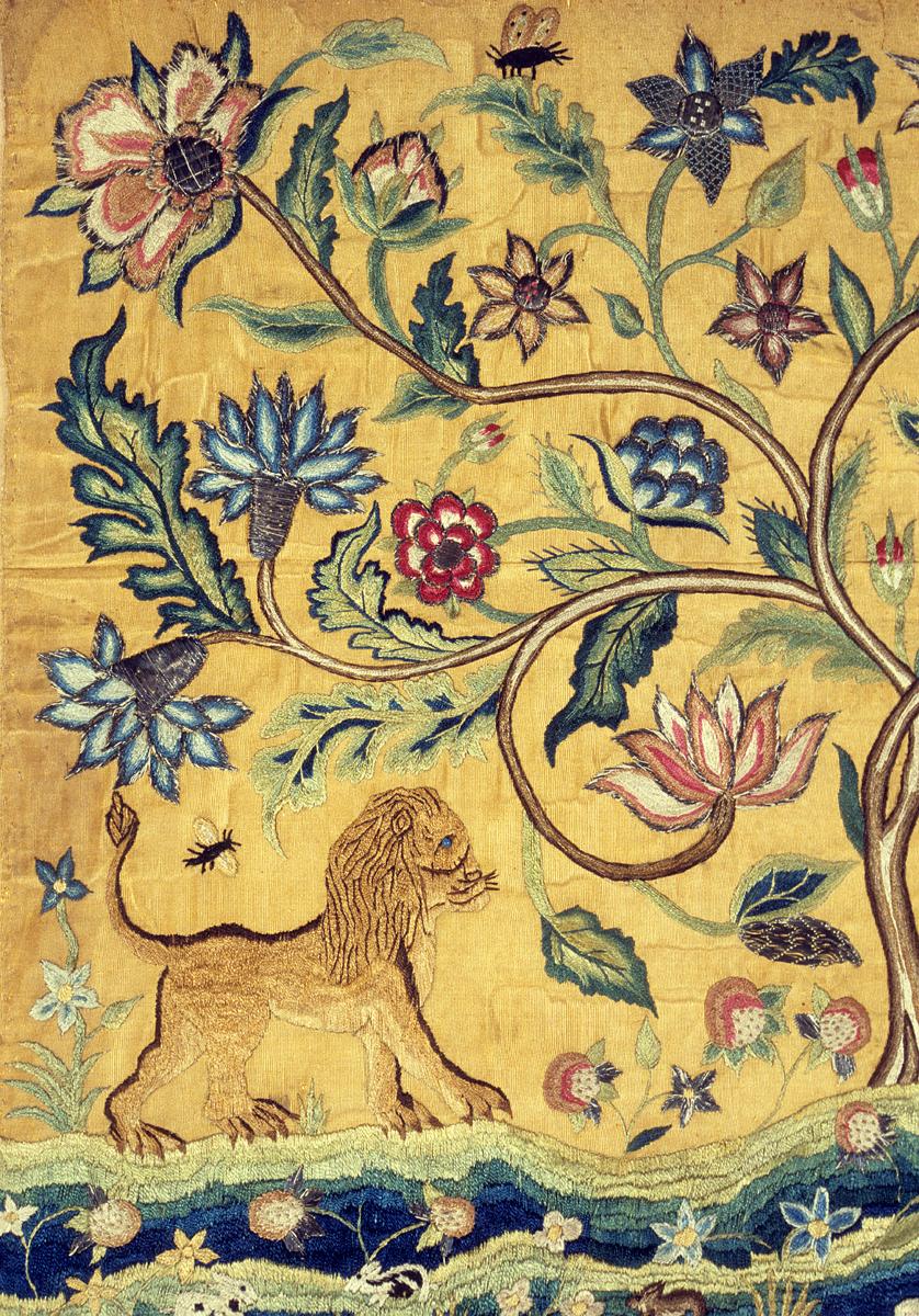 1966.0978 Needlework Picture, Detail