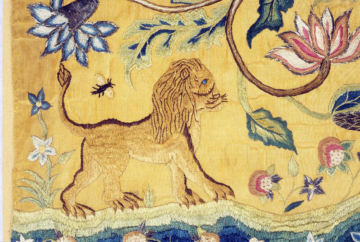 1966.0978 Needlework Picture, Detail 3