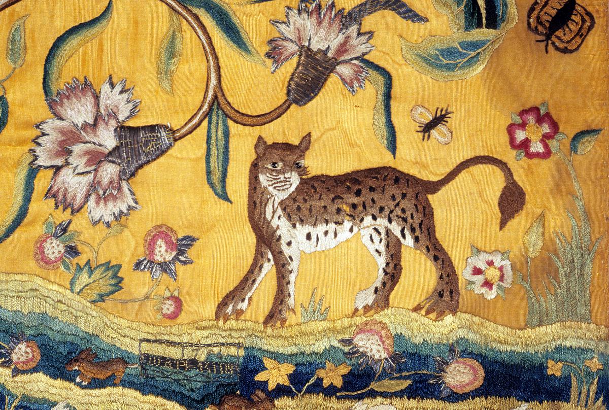 1966.0978 Needlework Picture, Detail 4