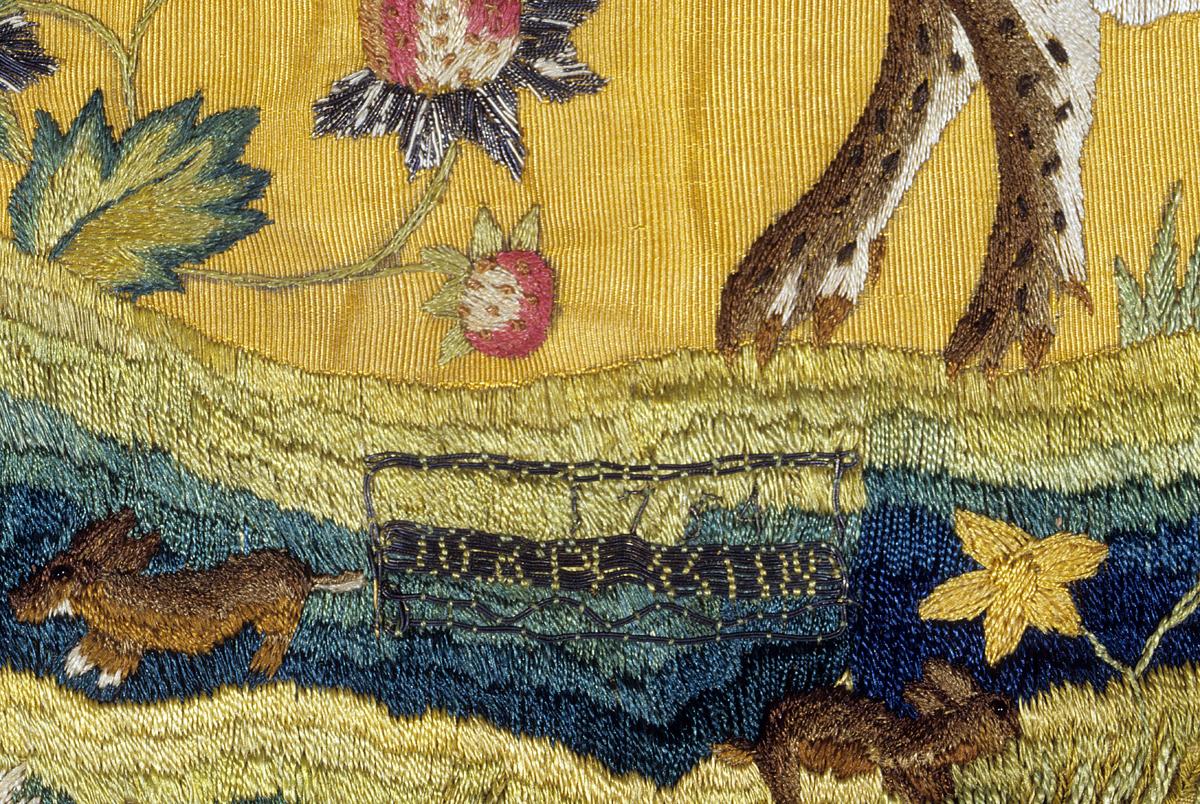 1966.0978 Needlework Picture, Detail 5