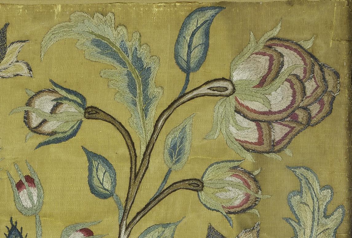 1966.0978 Silkwork Picture, Detail 4