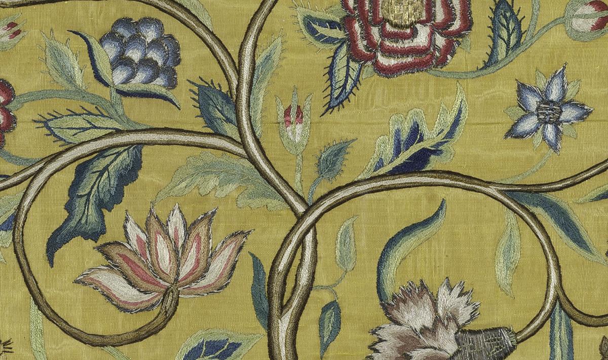 1966.0978 Silkwork Picture, Detail 6