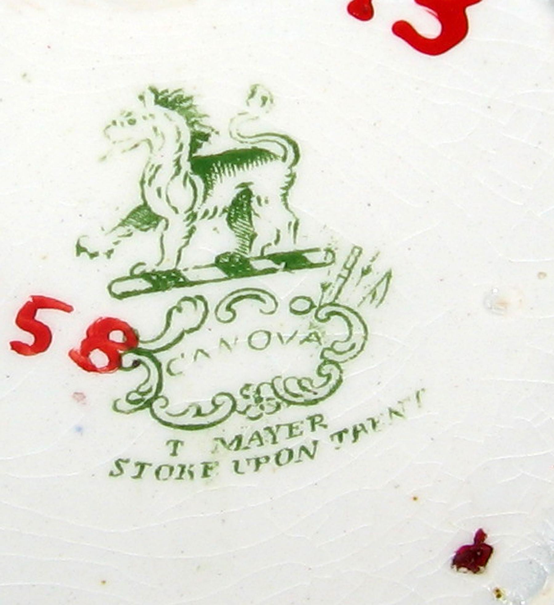 1966.0981.013 Canova pattern saucer (mark)