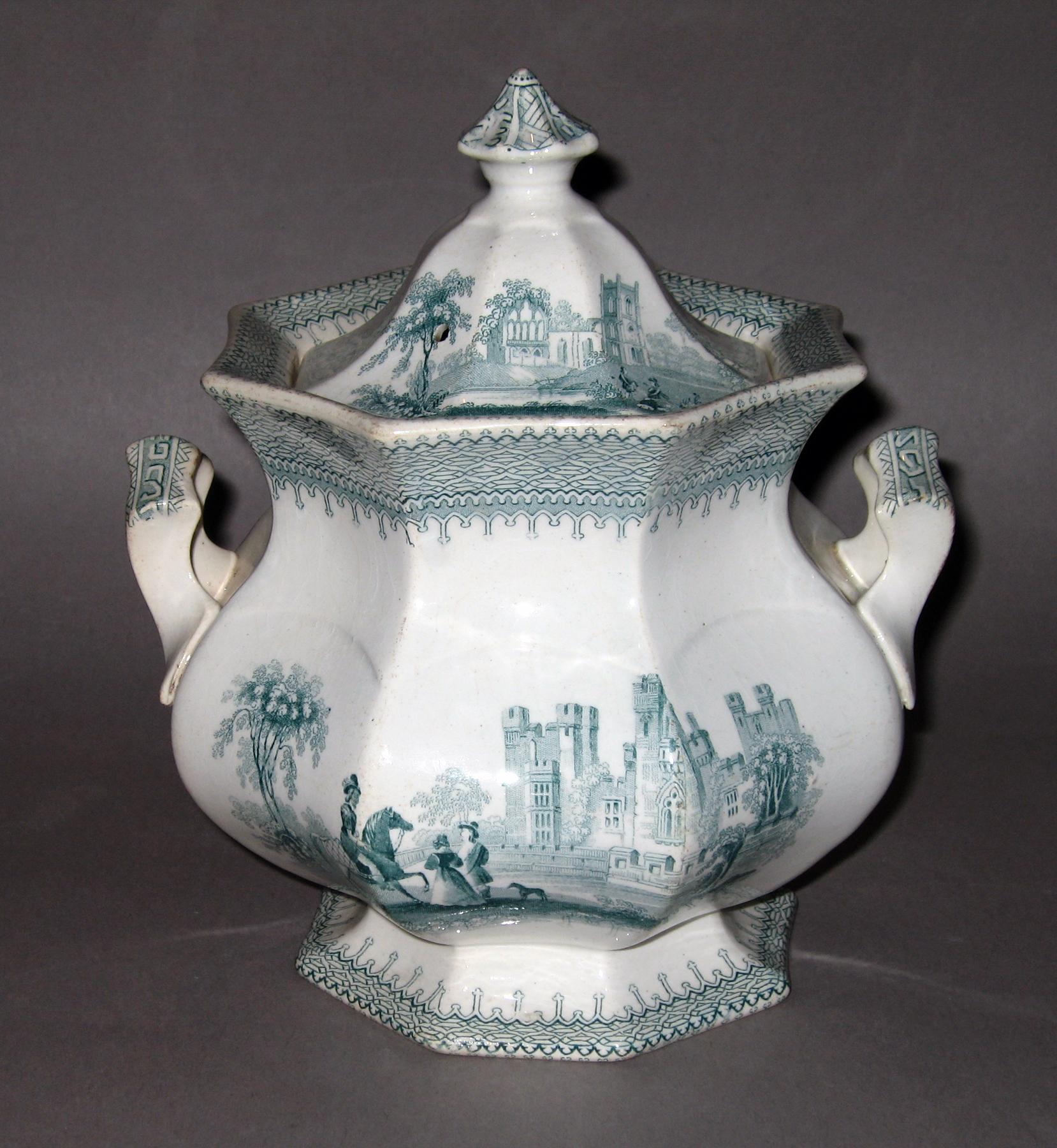 1966.0986 A, B Sugar bowl