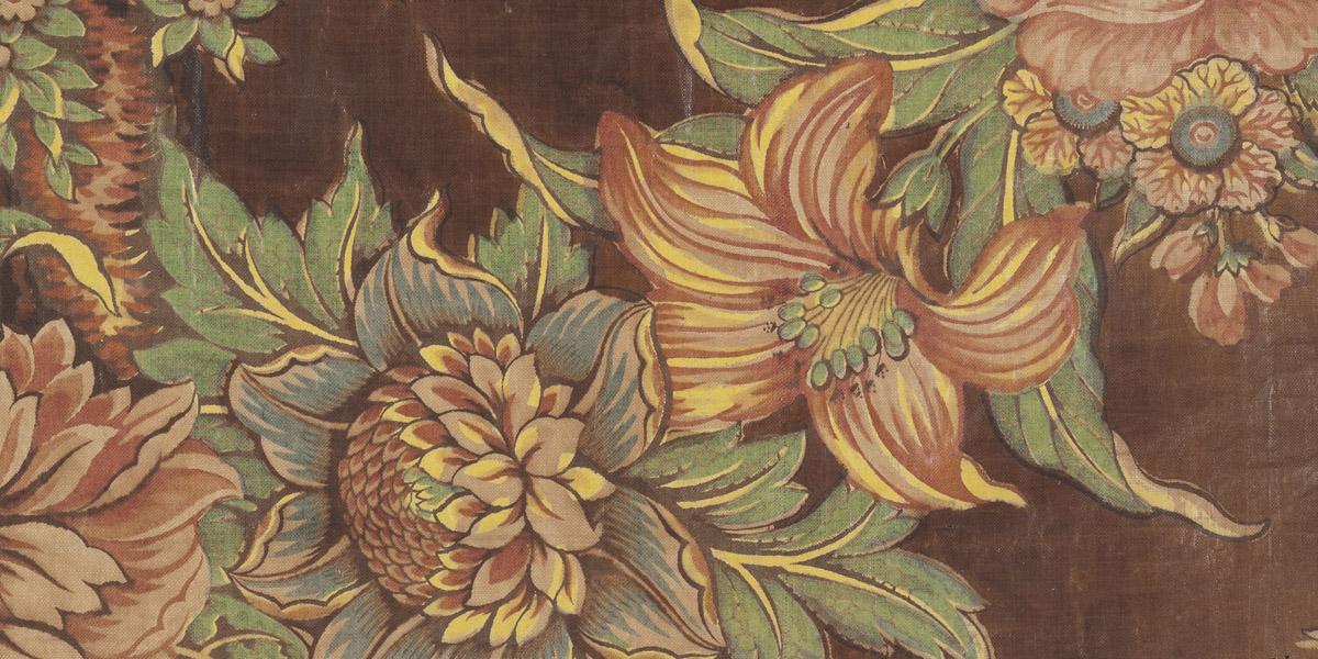1966.0995.001 Textile, printed, detail 4