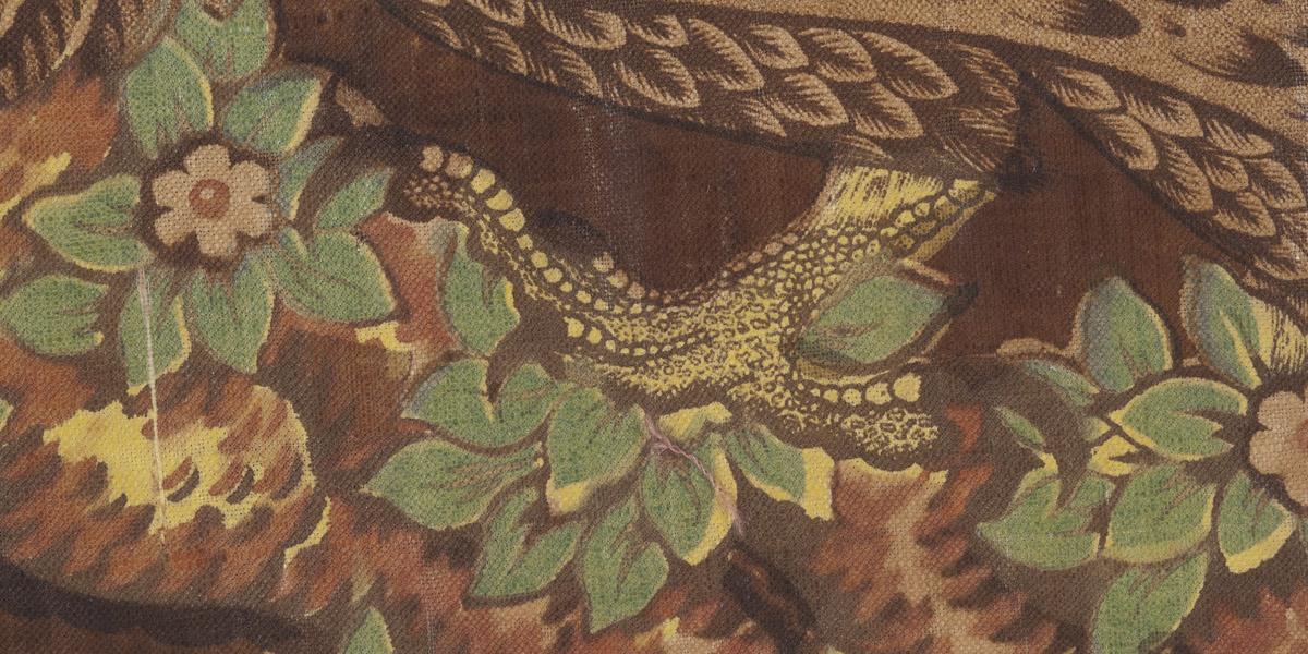 1966.0995.001 Textile, printed, detail 7