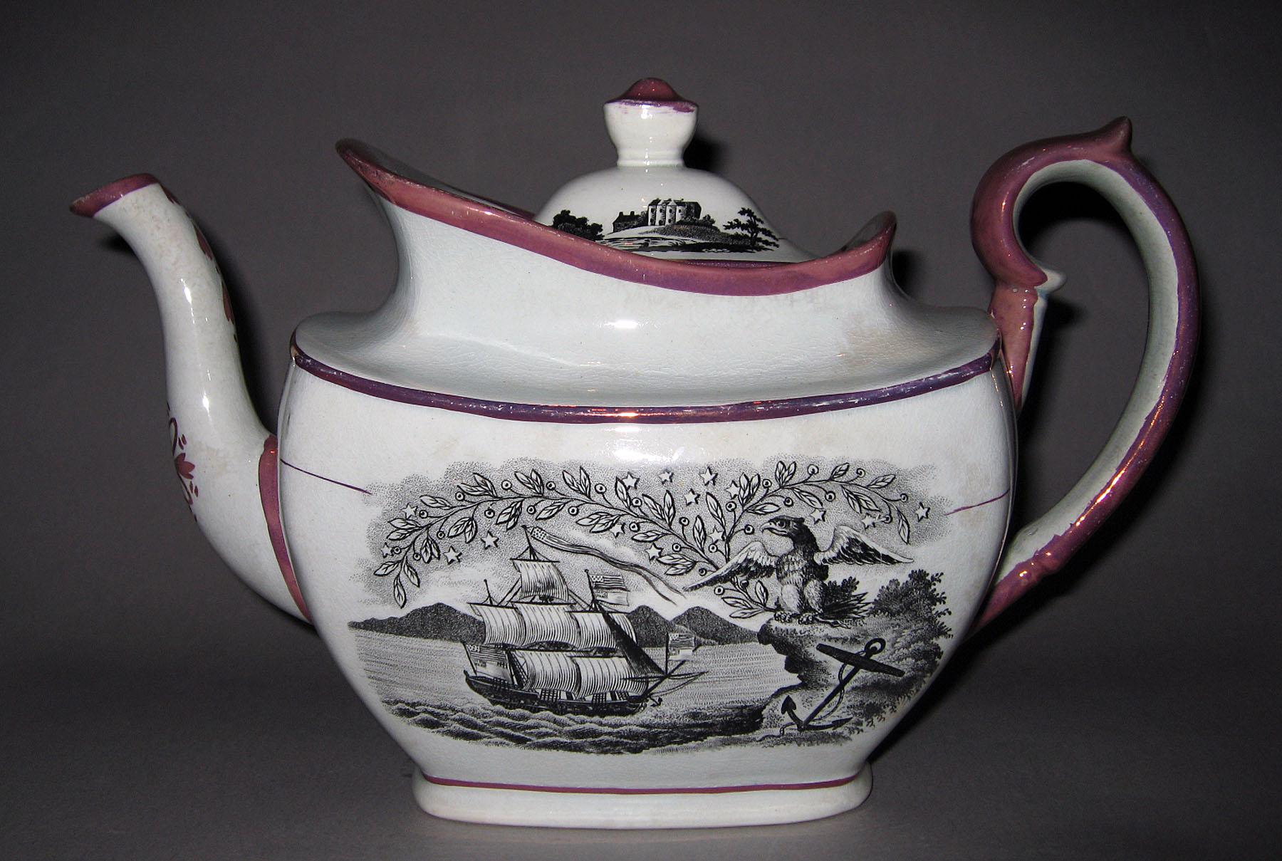 1966.1024.001 Lusterware Teapot