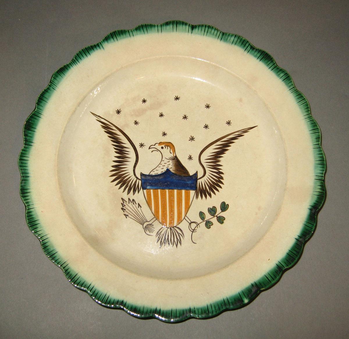 1966.1057.001 Pearlware plate