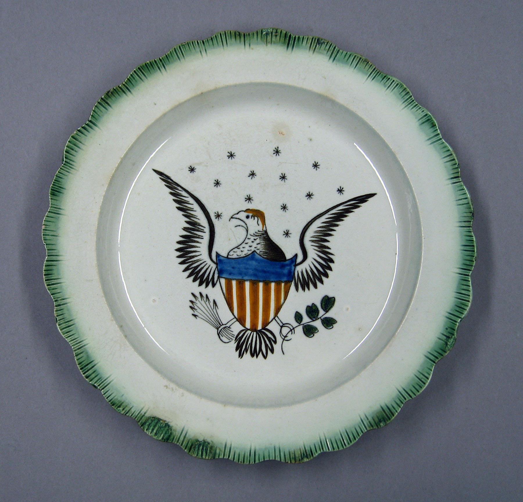 1966.1059 Pearlware plate