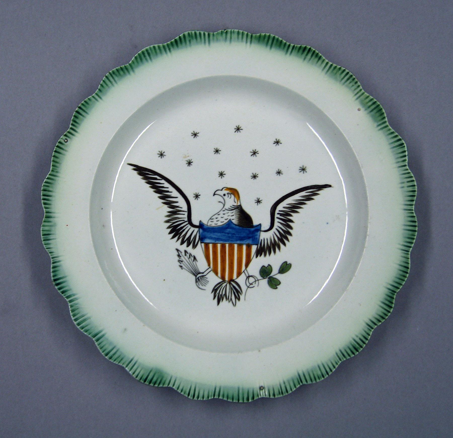 1966.1060 Pearlware plate