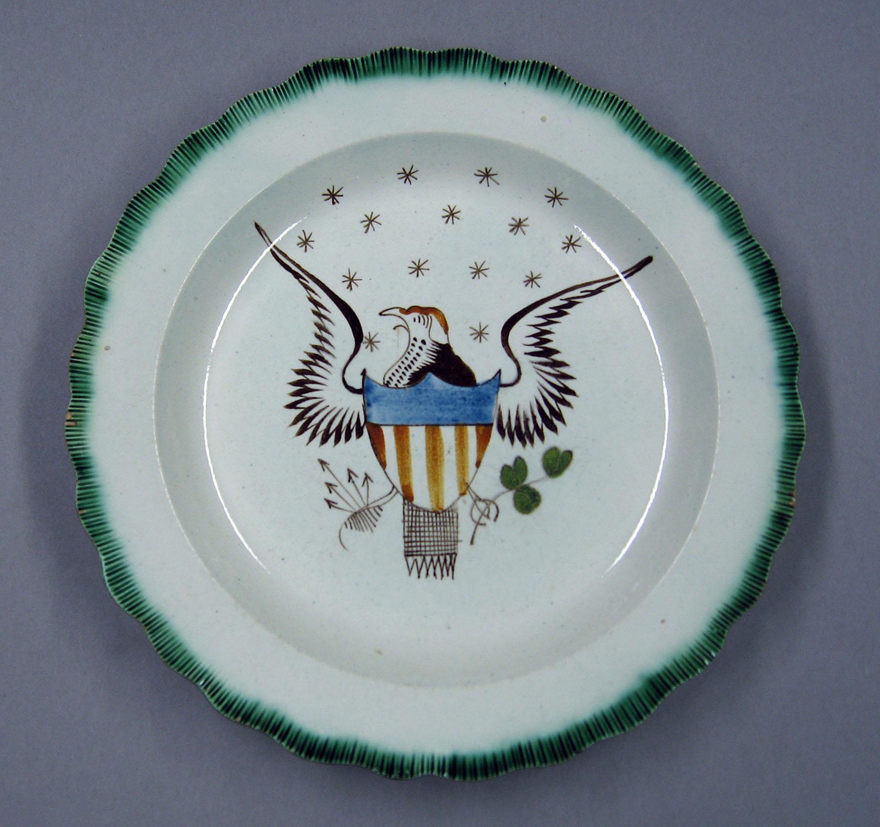 1966.1061 Pearlware plate