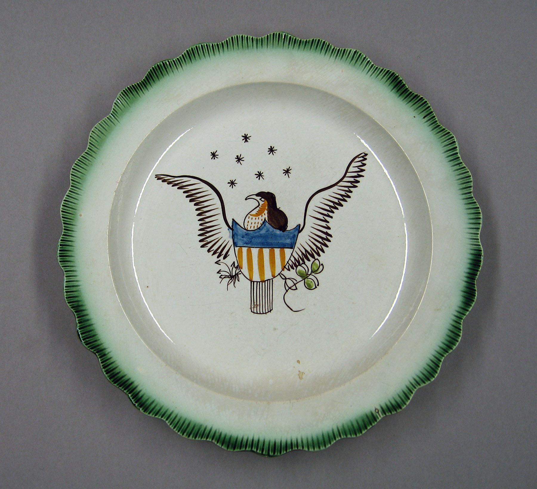 1966.1064 Pearlware plate