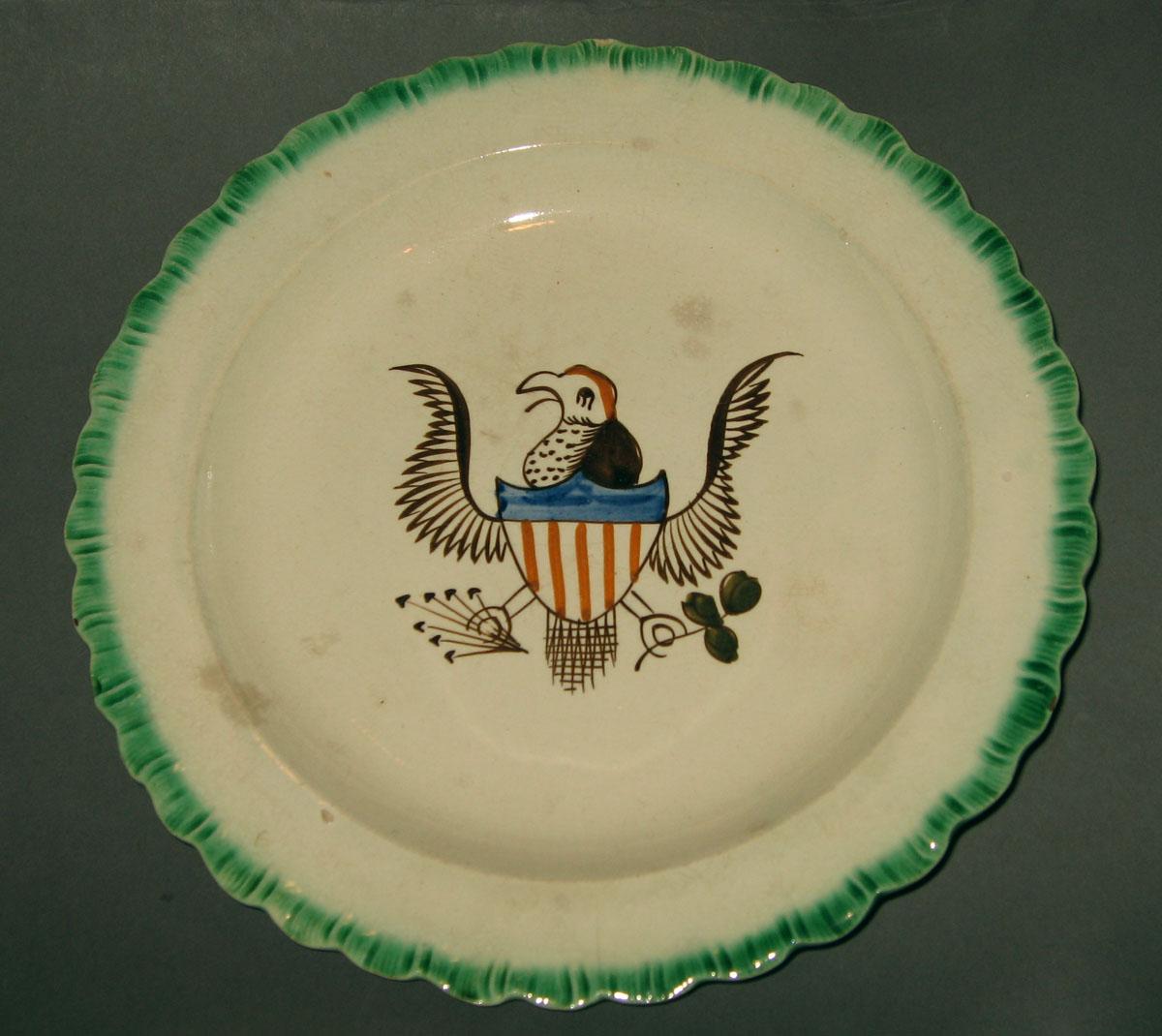 1966.1071 Pearlware plate
