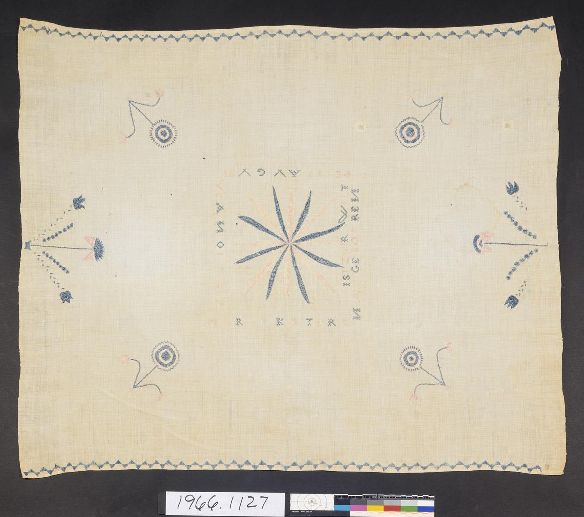 1966.1127 Tablecloth, view 1